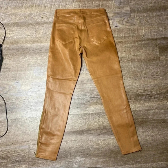 L’AGENCE Java coated Sabine Zip skinny Jean size 26 NWOT-FINAL PRICE - Picture 5 of 8